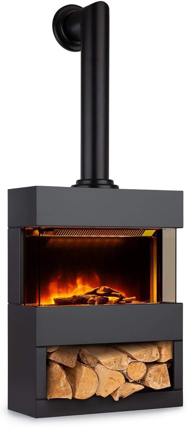 Klarstein – Zermatt – Cheminée électrique pour salon et intérieur1800 W